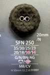 SFN250 ハトメカシメ くるみボタン