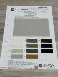 SBW6020 C/L ハイカウントウェザー ヴィンテージフィニッシュ[生地] 柴屋 サブ画像