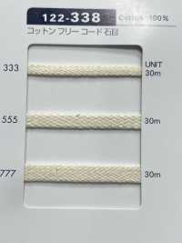 122-338 コットン フリーコード 石目 平紐[リボン・テープ・コード] DARIN(ダリン) サブ画像