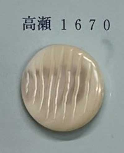 1670 縁なし 高瀬 貝ボタン