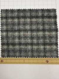 85352 Re WOOL シャンブレー シャギー チェック[生地] パリカ サブ画像