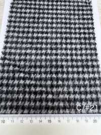 85352 Re WOOL シャンブレー シャギー チェック[生地] パリカ サブ画像