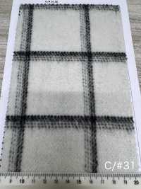 85352 Re WOOL シャンブレー シャギー チェック[生地] パリカ サブ画像