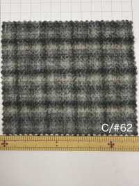 85352 Re WOOL シャンブレー シャギー チェック[生地] パリカ サブ画像