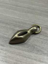 E-C-Z-PULL-WITH-HOLE ワシ爪型穴ありファスナー引手 上白石 サブ画像