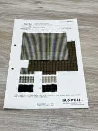 26258 16s コットンビエラ ミニチェック[生地] SUNWELL(サンウェル) サブ画像