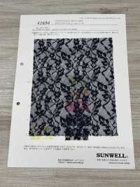 41694 ポリエステルチュールレース[生地] SUNWELL(サンウェル) サブ画像