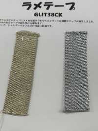 GLIT38CK ポリエステル ラメテープ 2.5mm厚 38mm巾[リボン・テープ・コード] サブ画像