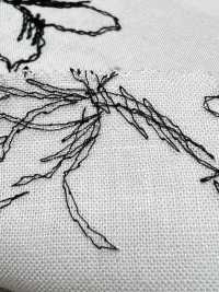 KCL524-D681 レーヨン 麻 キャンバス 刺繍[生地] 宇仁繊維(小紋工房) サブ画像