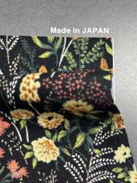 KTS7114 絹麻シーチング 花柄 プリント[生地] コットンこばやし サブ画像
