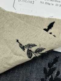ON43699ID 綿麻デニムライク刺繍 4inch ハーベスト(インディゴ風)[生地] 小原屋繊維 サブ画像