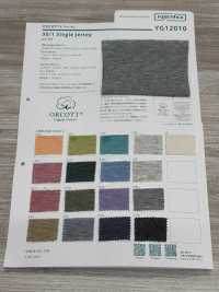 YG12010 30/1 天竺 Melange Color[生地] ヤギ サブ画像