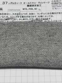 ORIHIMEDAKI-37 アンティーク  オールドメリノ ヴィンテージ 織姫炊き加工[生地] 小松和テキスタイル サブ画像