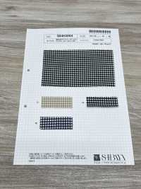 SB4H3004 綿 先染 ボイルローン ギンガム[生地] 柴屋 サブ画像