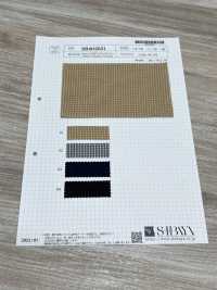 SB4H2031 オーガニック C/ECOPET ミニチェックワッシャー[生地] 柴屋 サブ画像