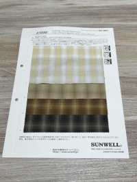 45080 マルーデコットン 50s ブロード オンブレチェック[ボタン] SUNWELL(サンウェル) サブ画像