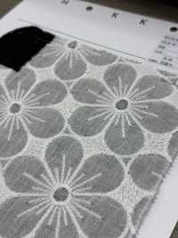 8026-870-1 ガーゼ刺繍 Flower[生地] 北高 サブ画像