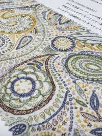 KCP807MWL-DK-35 綿 80 ローン ミラクルウェーブ リバティプリント チャーリーズ・ペイズリー[生地] 宇仁繊維(小紋工房) サブ画像