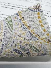 KCP807MWL-DK-35 綿 80 ローン ミラクルウェーブ リバティプリント チャーリーズ・ペイズリー[生地] 宇仁繊維(小紋工房) サブ画像