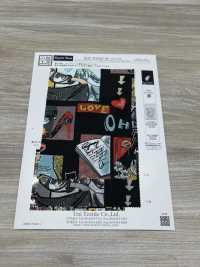 KDP2312SD-58-DD-774 フェミニッシュデシン広巾 インクジェットプリント[生地] 宇仁繊維(小紋工房) サブ画像