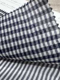 KKC908-DC-1 綿 テンセル 先染め シャーリング[生地] 宇仁繊維(小紋工房) サブ画像