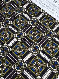 KKP1401-58D-DBK-258 フェミニッシュデシン 広巾[生地] 宇仁繊維(小紋工房) サブ画像