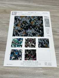 KKP1801R-D88 フェミニッシュサテン[生地] 宇仁繊維(小紋工房) サブ画像