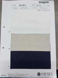 SB70611 C/Linen デニム[生地] 柴屋 サブ画像