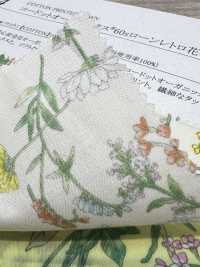28114 コードットオーガニクス® 60sローン レトロ花柄プリント[生地] SUNWELL(サンウェル) サブ画像
