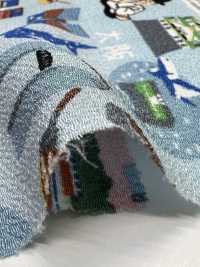 KKP2338-DB-99 二越 ちりめん®[生地] 宇仁繊維(小紋工房) サブ画像