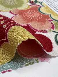 KKP2338-DHM-111 二越ちりめん®[生地] 宇仁繊維(小紋工房) サブ画像