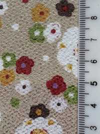 KKP2338-DHM-103 二越ちりめん®多色プリント[生地] 宇仁繊維(小紋工房) サブ画像