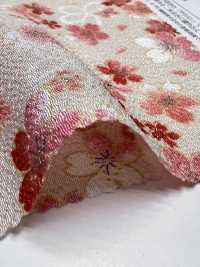 KKP2338-DHM-83 二越ちりめん®多色プリント[生地] 宇仁繊維(小紋工房) サブ画像