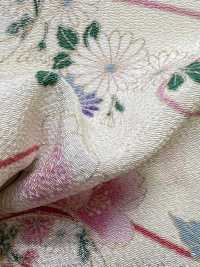 KKP2338-D-HANATEMARI 二越 ちりめん® 花手毬[生地] 宇仁繊維(小紋工房) サブ画像