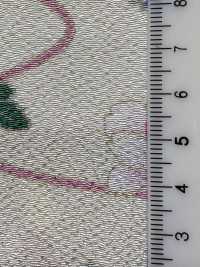 KKP2338-D-HANATEMARI 二越 ちりめん® 花手毬[生地] 宇仁繊維(小紋工房) サブ画像