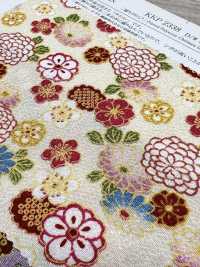 KKP2338-D-HANAKOMATI 二越 ちりめん® 花小町[生地] 宇仁繊維(小紋工房) サブ画像