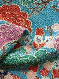 KKP2338-D-MATUNIUME 二越ちりめん® 松に梅[生地] 宇仁繊維(小紋工房) サブ画像