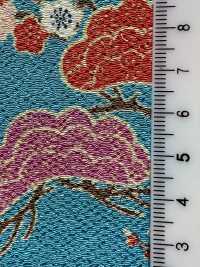 KKP2338-D-MATUNIUME 二越ちりめん® 松に梅[生地] 宇仁繊維(小紋工房) サブ画像