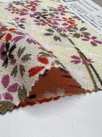 KKP2338-D-KUSAZAKURA 二越ちりめん® 草桜[生地] 宇仁繊維(小紋工房) サブ画像