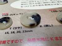 LSB2 ミルキーホーン 4つ穴 樹脂ボタン 大阪プラスチック工業(DAIYA BUTTON) サブ画像