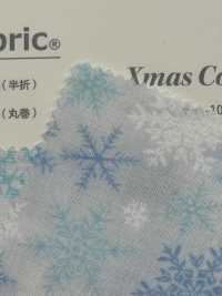 DX10363L HAndworks*Fabric®  スケア クリスマス 雪の結晶大柄[生地] VANCET サブ画像