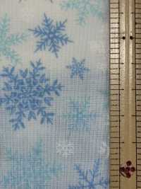 DX10363L HAndworks*Fabric®  スケア クリスマス 雪の結晶大柄[生地] VANCET サブ画像