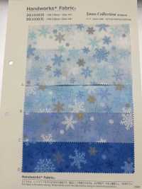 DX10363S HAndworks*Fabric®  スケア クリスマス 雪の結晶大柄[生地] VANCET サブ画像