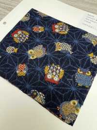 83075 ムラ糸クロス 昔ぐらし金福郎絣[生地] VANCET サブ画像