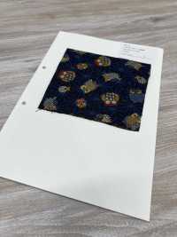 83075 ムラ糸クロス 昔ぐらし金福郎絣[生地] VANCET サブ画像