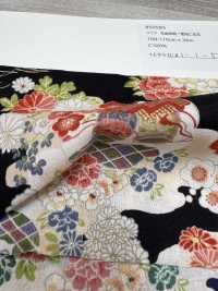 850585 スケア 花金和柄 雲海に宝花[生地] VANCET サブ画像