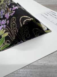 850586 スケア 花金和柄 藤流水[生地] VANCET サブ画像