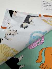 850568 ブロードくらえ！ねこパンチ[生地] VANCET サブ画像