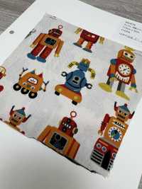 850578 オックス 未晒コットン ヴィンテージロボ[生地] VANCET サブ画像