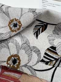 850583 綿麻キャンバス 80/20 PEONEY[生地] VANCET サブ画像